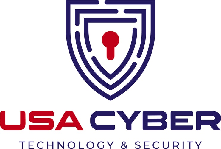 USA Cyber Logo with Tagline